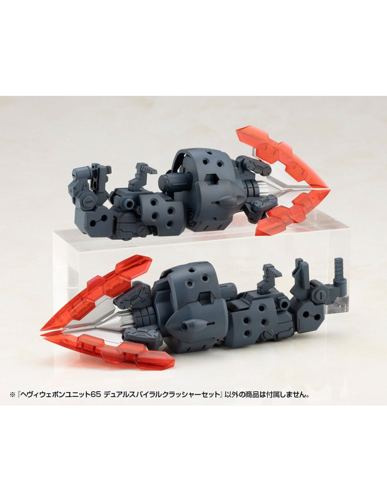 Kotobukiya - M.S.G. accessoires Heavy Weapon Unit 65 Dual Spiral Crusher Set
