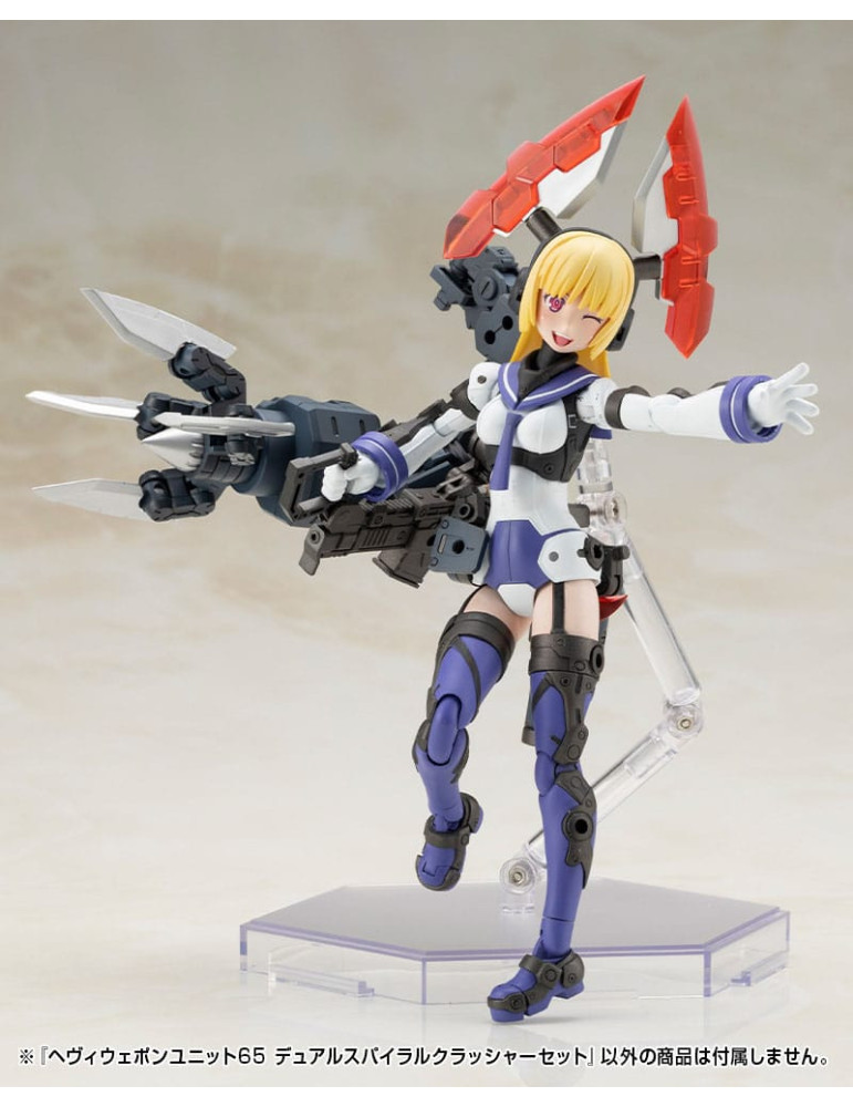Kotobukiya - M.S.G. accessoires Heavy Weapon Unit 65 Dual Spiral Crusher Set