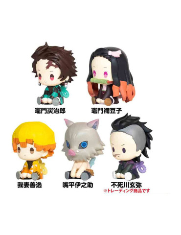 Bushiroad - Demon Slayer: Kimetsu no Yaiba - Assortiment boîte-mystère figurines Petatto Clockworks Box Ver. 1