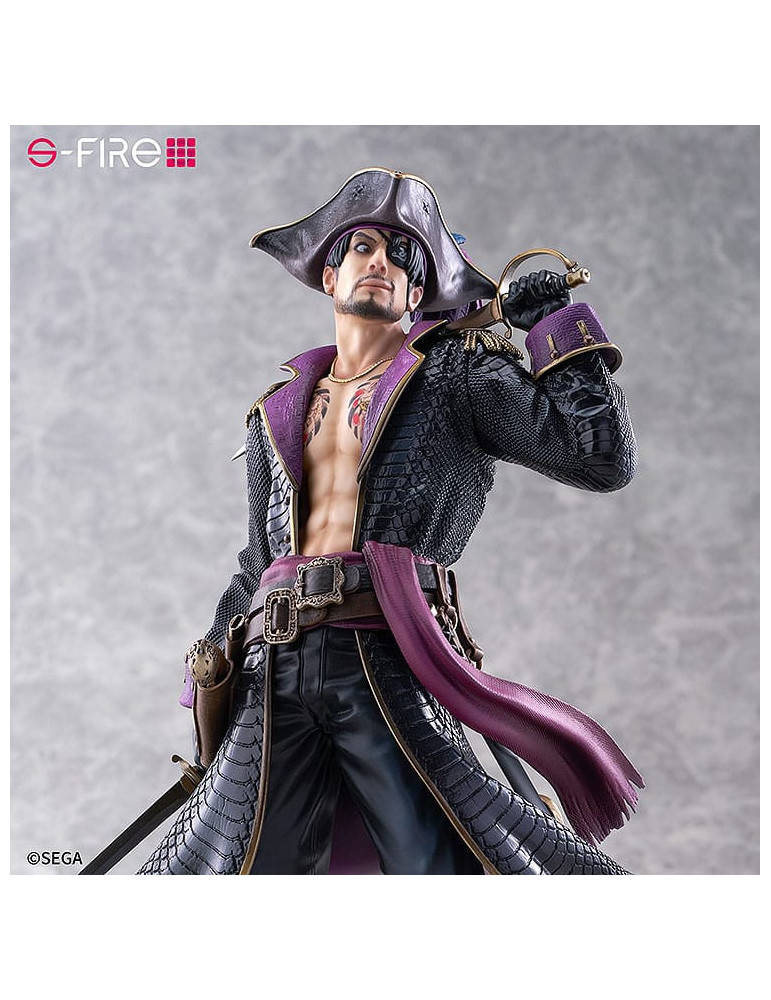 Sega - Like a Dragon: Pirate Yakuza in Hawaii - Figurine S-Fire Captain Majima (Goro Majima)