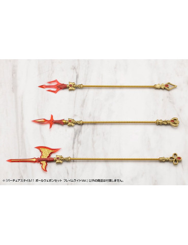 Kotobukiya - M.S.G. Model Kit Accessory Set Virtuous Style 11 Pole Weapon Set Flamerite Ver. 2