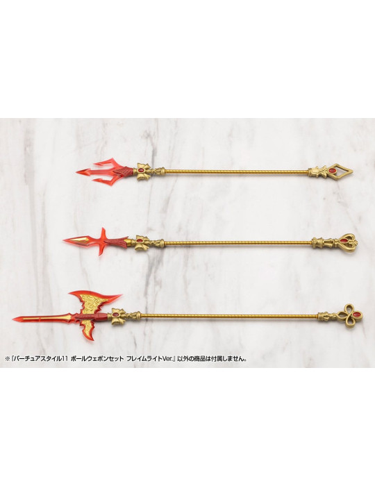 Kotobukiya - M.S.G. accessoires Virtuous Style 11 Pole Weapon Set Flamerite Ver.