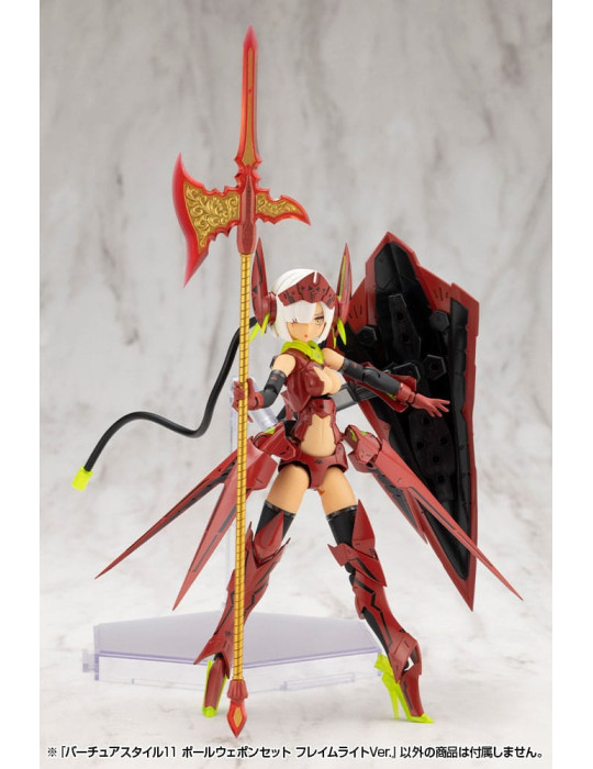 Kotobukiya - M.S.G. accessoires Virtuous Style 11 Pole Weapon Set Flamerite Ver.