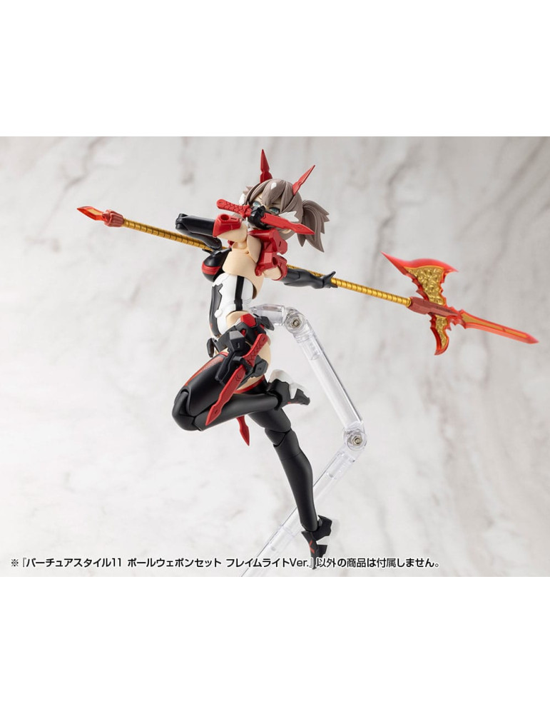 Kotobukiya - M.S.G. accessoires Virtuous Style 11 Pole Weapon Set Flamerite Ver.