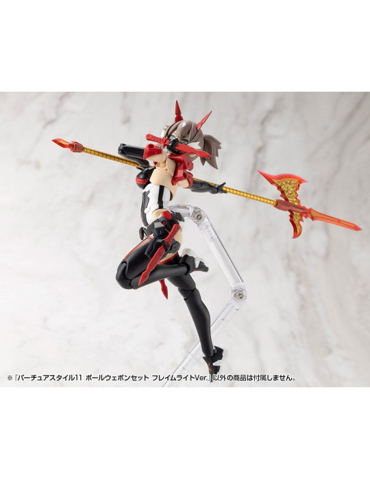 Kotobukiya - M.S.G. accessoires Virtuous Style 11 Pole Weapon Set Flamerite Ver.