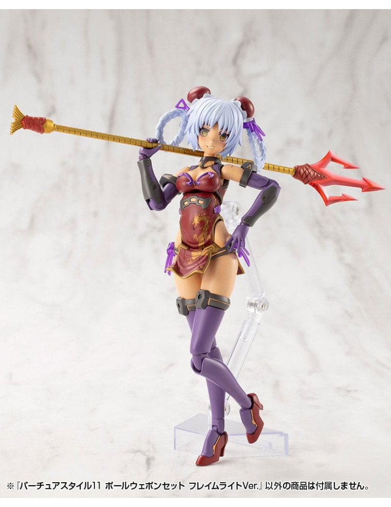 Kotobukiya - M.S.G. accessoires Virtuous Style 11 Pole Weapon Set Flamerite Ver.