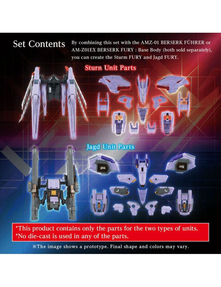 Takara Tomy - Zoids - Accesoory Set AM-Z01CP Berserk Fury Sturm & Jagd Unit
