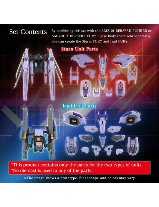 Takara Tomy - Zoids - Accesoory Set AM-Z01CP Berserk Fury Sturm & Jagd Unit