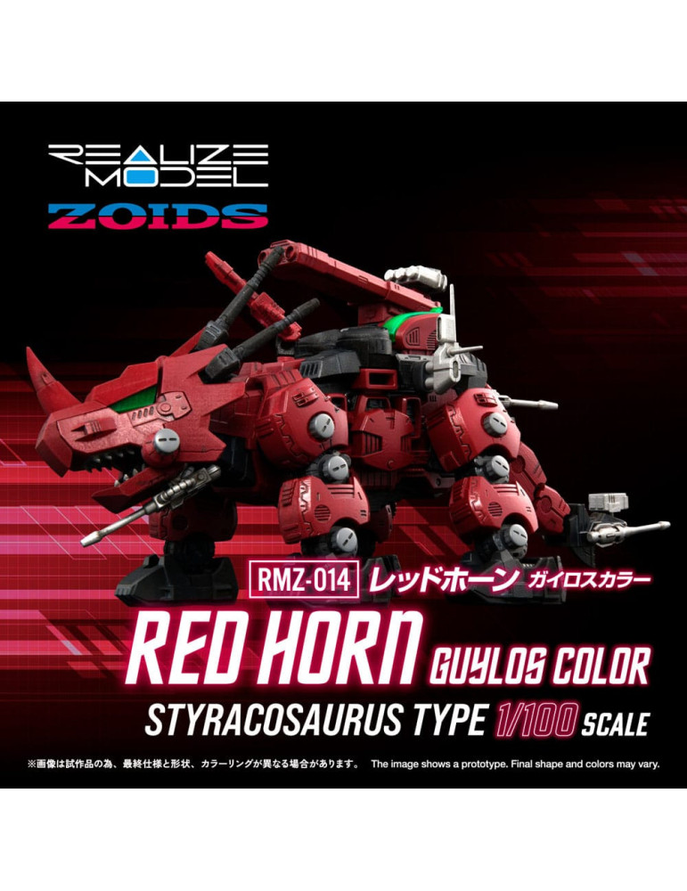 Takara Tomy - Zoids - Figurine RMZ-014 Red Horn Styracosaurus Type