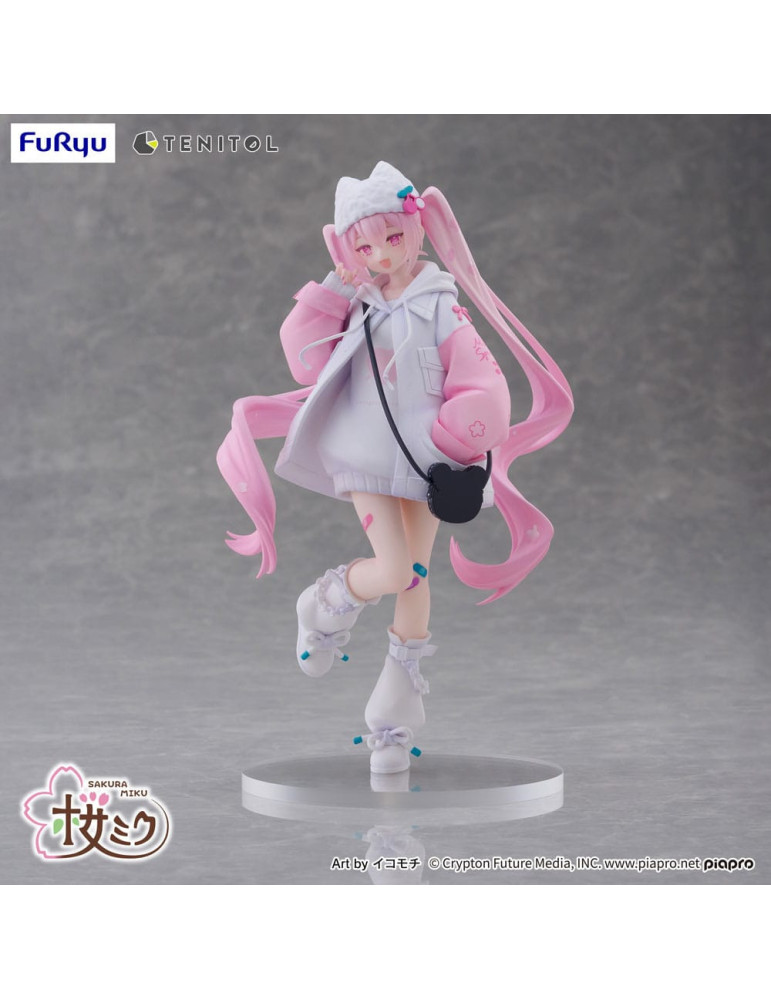Furyu - Hatsune Miku - Figurine Tenitol Sakura Miku Cool style [petit]