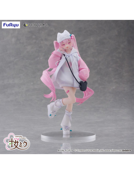 Furyu - Hatsune Miku - Tenitol figure Sakura Miku Cool style [petit]