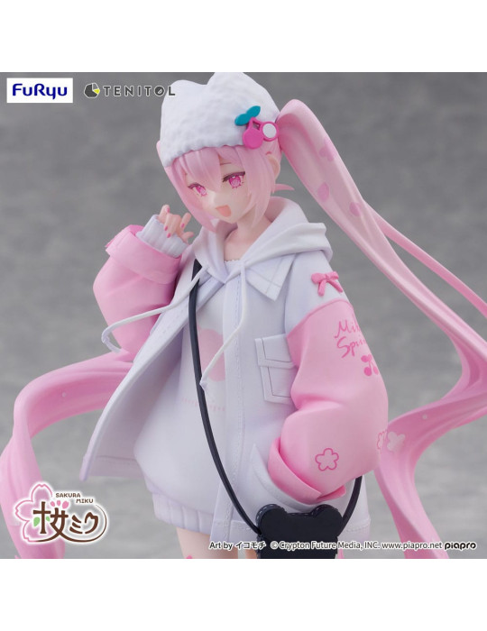 Furyu - Hatsune Miku - Tenitol figure Sakura Miku Cool style [petit]