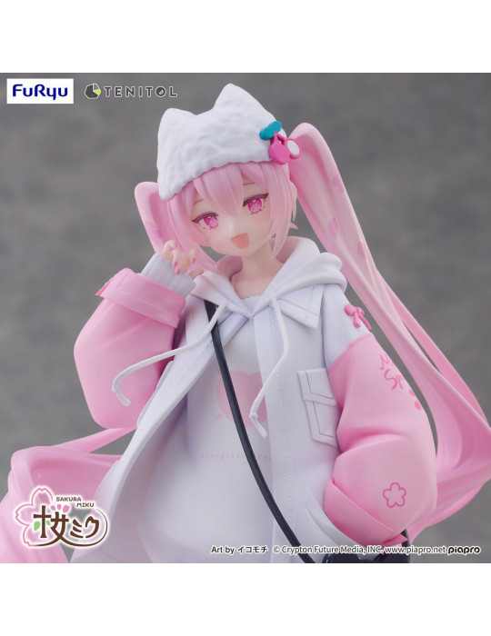 Furyu - Hatsune Miku - Figurine Tenitol Sakura Miku Cool style [petit]