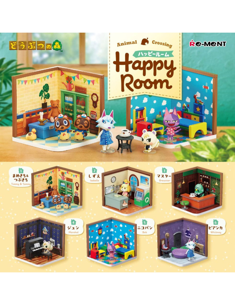 Re-Ment - Figurines Animal Crossing Happy Room