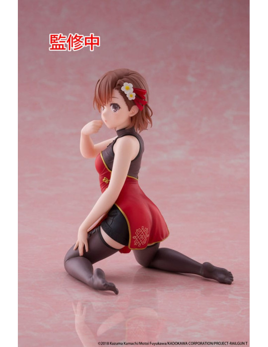 Taito - A Certain Scientific Railgun - Desktop Cute Figure Mikoto Misaka Chinese Dress Ver.