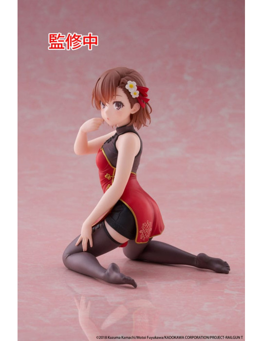 Taito - A Certain Scientific Railgun - Figurine Desktop Cute Mikoto Misaka Chinese Dress Ver.
