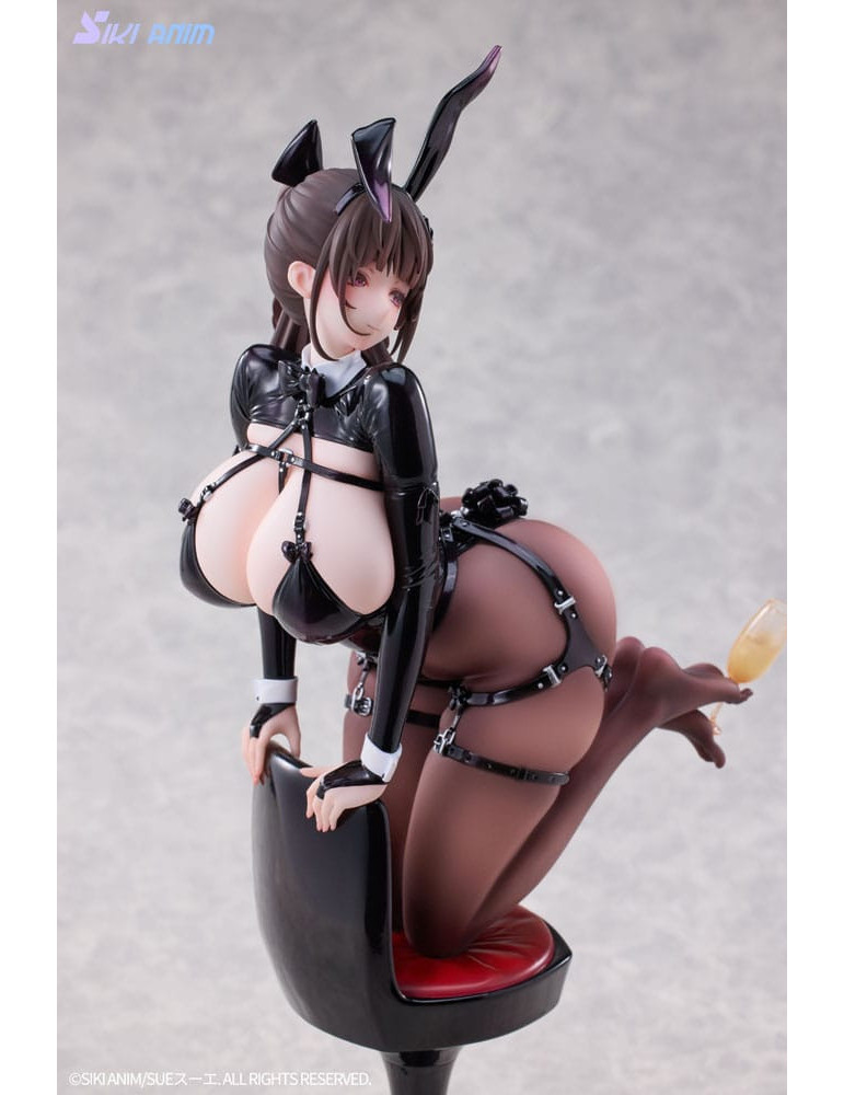 SIKI ANIM - figure Champagne and Bunny Girl Rose Black Stocking Ver.