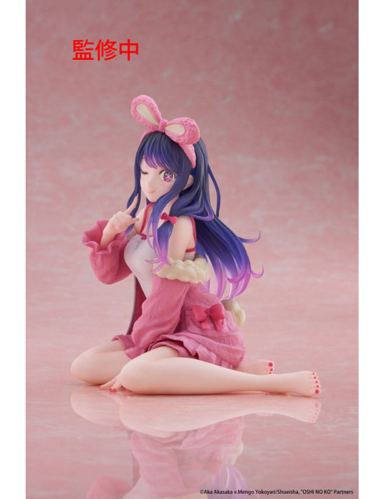Taito - Oshi no Ko - Figurine Desktop Cute Ai (Rabbit Room Wear ver.)