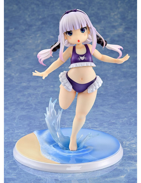 Kaitendoh - Miss Kobayashi's Dragon Maid - Figure Kanna Kamui: Excited to Wear a Swimsuit at Home Ver. (Purple)