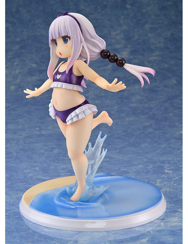 Kaitendoh - Miss Kobayashi's Dragon Maid - Figure Kanna Kamui: Excited to Wear a Swimsuit at Home Ver. (Purple)
