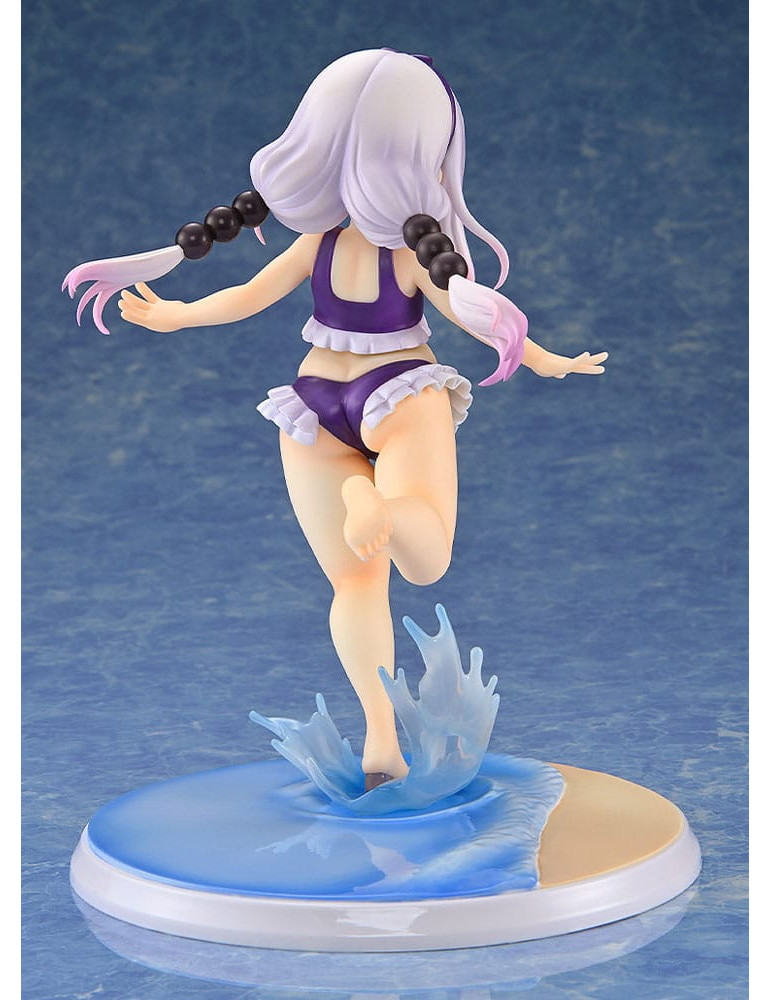 Kaitendoh - Miss Kobayashi's Dragon Maid - Figurine Kanna Kamui: Excited to Wear a Swimsuit at Home Ver. (Purple)