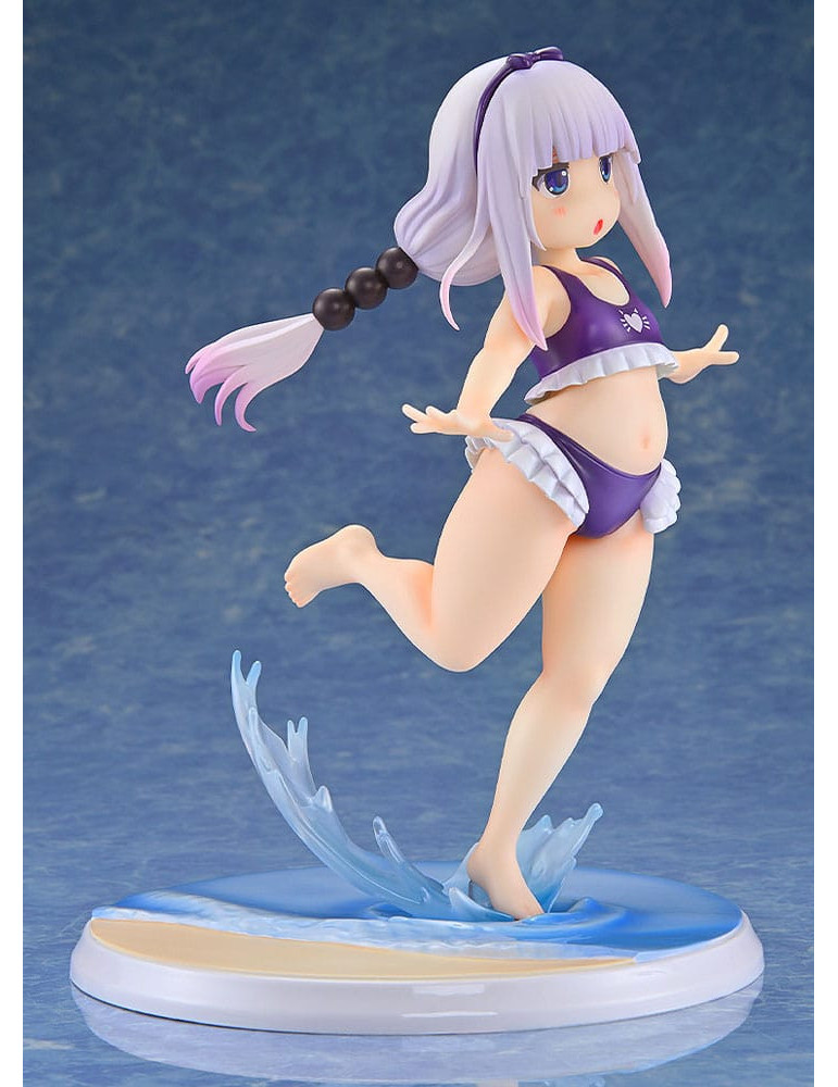Kaitendoh - Miss Kobayashi's Dragon Maid - Figurine Kanna Kamui: Excited to Wear a Swimsuit at Home Ver. (Purple)