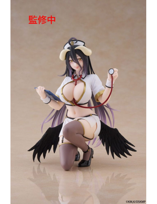 Taito - Overlord - Figurine Desktop Cute Albedo Nurse Ver.