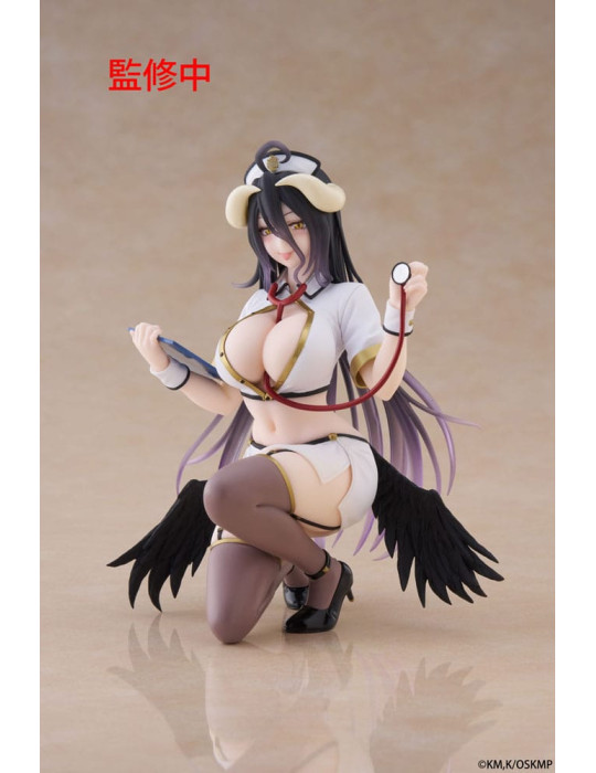 Taito - Overlord - Figurine Desktop Cute Albedo Nurse Ver.