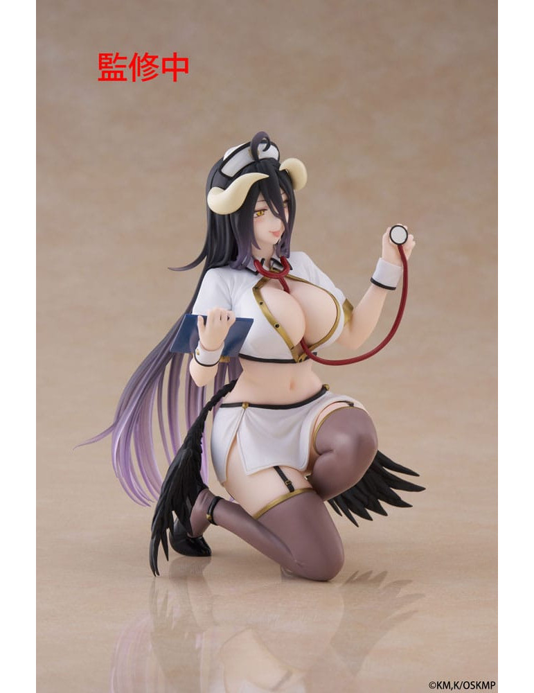 Taito - Overlord - Figurine Desktop Cute Albedo Nurse Ver.