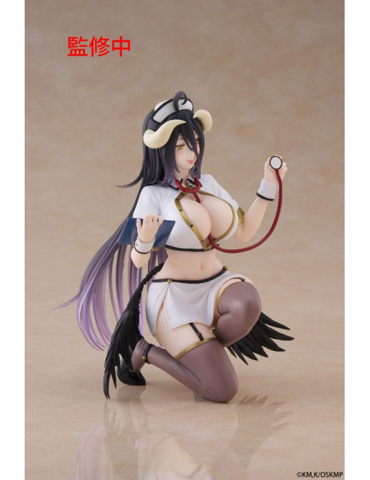 Taito - Overlord - Figurine Desktop Cute Albedo Nurse Ver.