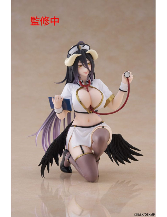 Taito - Overlord - Figurine Desktop Cute Albedo Nurse Ver.