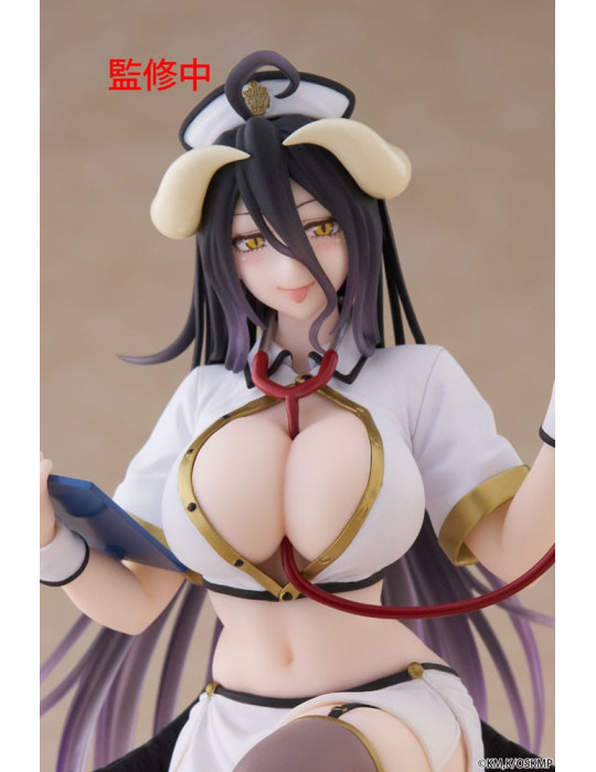Taito - Overlord - Figurine Desktop Cute Albedo Nurse Ver.