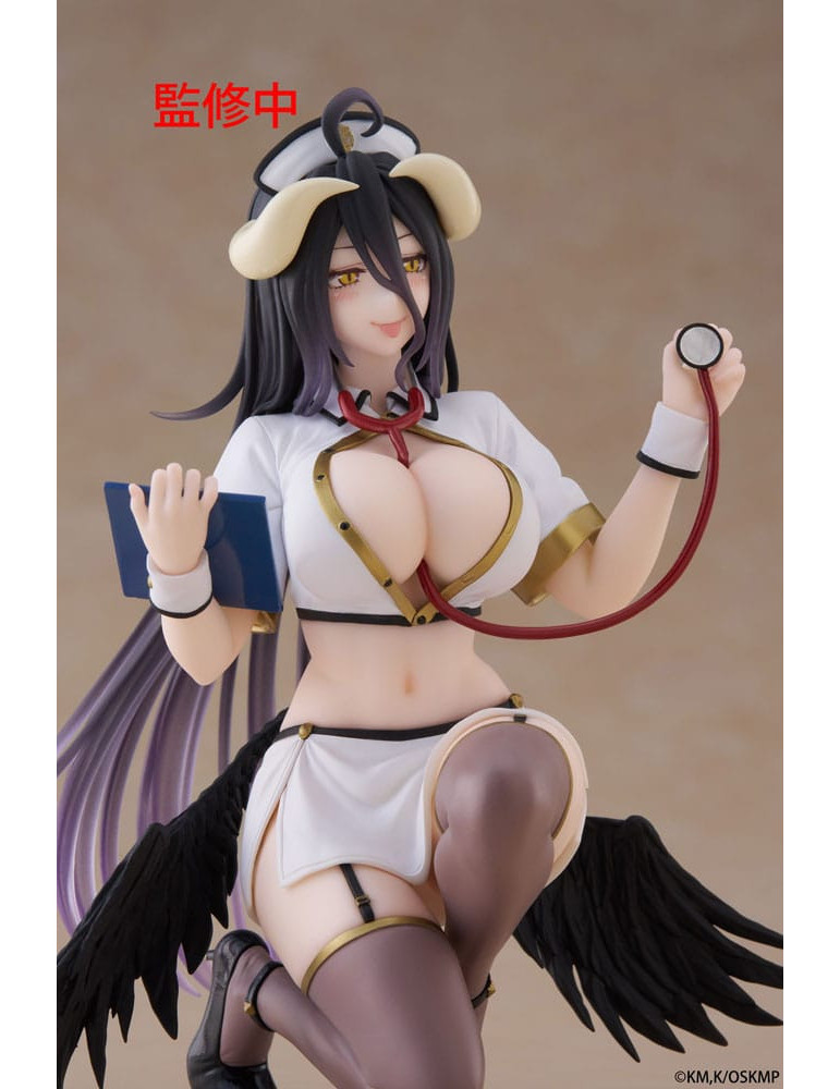Taito - Overlord - Figurine Desktop Cute Albedo Nurse Ver.