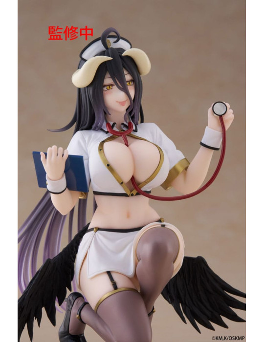 Taito - Overlord - Figurine Desktop Cute Albedo Nurse Ver.