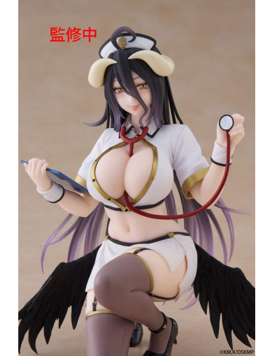 Taito - Overlord - Figurine Desktop Cute Albedo Nurse Ver.