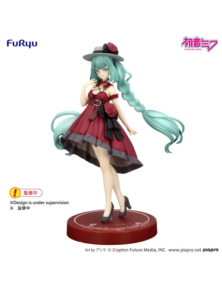 Furyu - Hatsune Miku - Trio-Try-iT figure Hatsune Miku Outing Dress Red Color Ver.