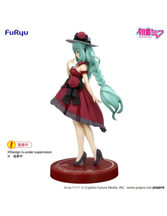 Furyu - Hatsune Miku - Trio-Try-iT figure Hatsune Miku Outing Dress Red Color Ver.
