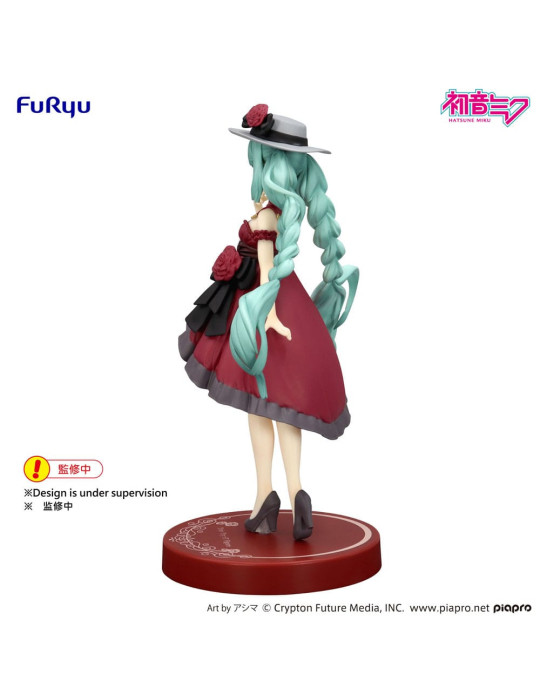 Furyu - Hatsune Miku - Trio-Try-iT figure Hatsune Miku Outing Dress Red Color Ver.