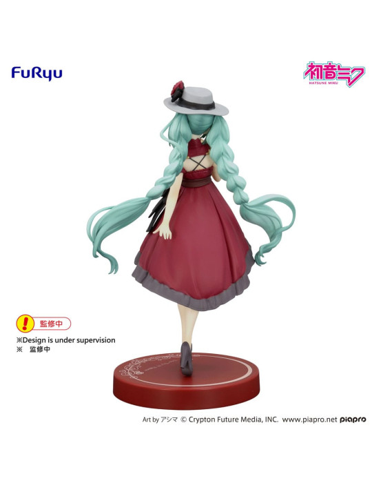 Furyu - Hatsune Miku - Figurine Trio-Try-iT Hatsune Miku Outing Dress Red Color Ver.