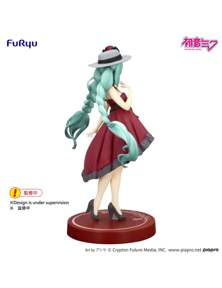 Furyu - Hatsune Miku - Figurine Trio-Try-iT Hatsune Miku Outing Dress Red Color Ver.