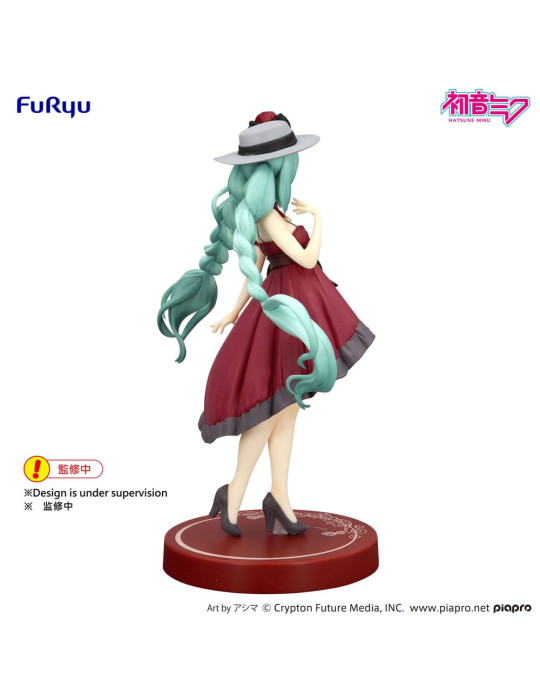 Furyu - Hatsune Miku - Figurine Trio-Try-iT Hatsune Miku Outing Dress Red Color Ver.