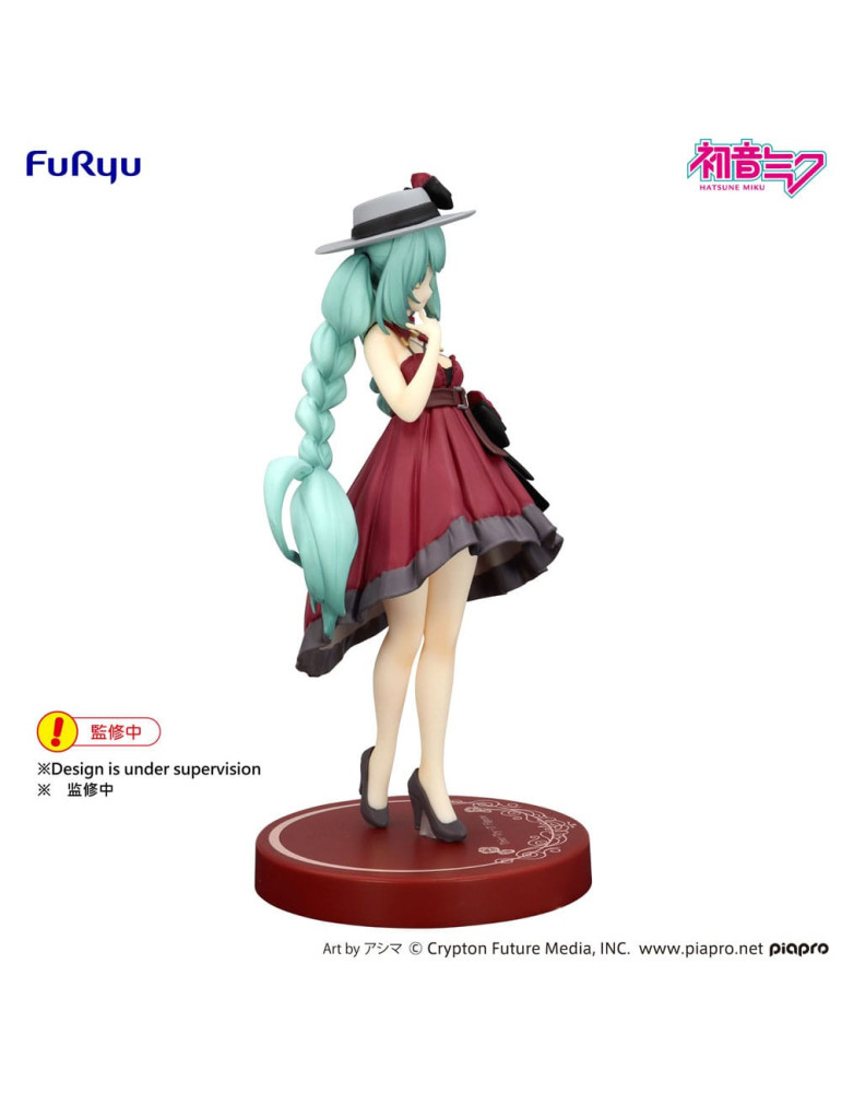 Furyu - Hatsune Miku - Trio-Try-iT figure Hatsune Miku Outing Dress Red Color Ver.