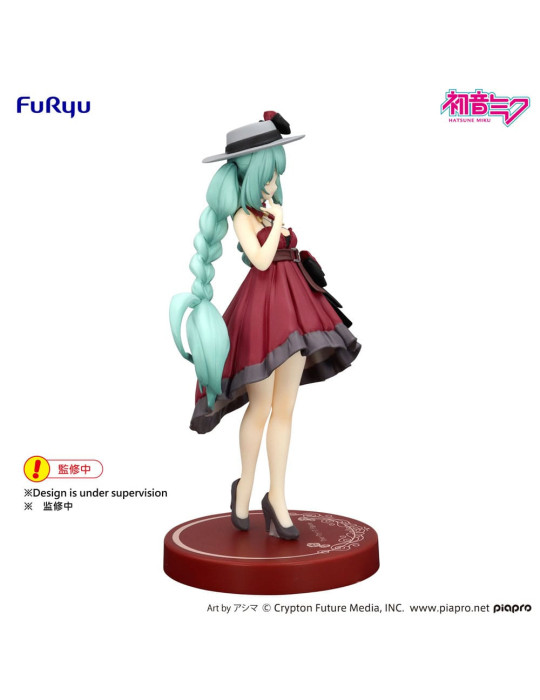 Furyu - Hatsune Miku - Figurine Trio-Try-iT Hatsune Miku Outing Dress Red Color Ver.
