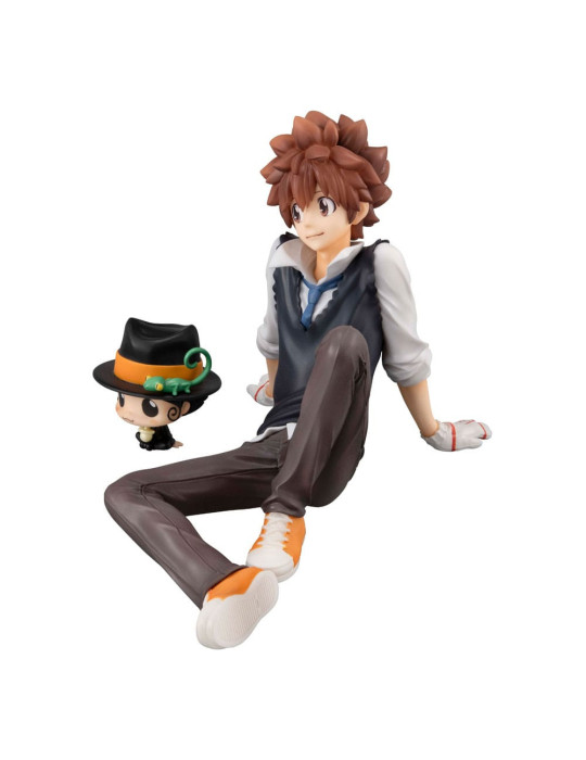 Megahouse - Katekyo Hitman Reborn! - figurine G.E.M. Series Tsuna & Reborn Palm Size