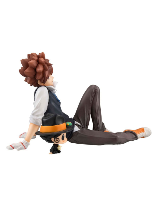 Megahouse - Katekyo Hitman Reborn! - figurine G.E.M. Series Tsuna & Reborn Palm Size