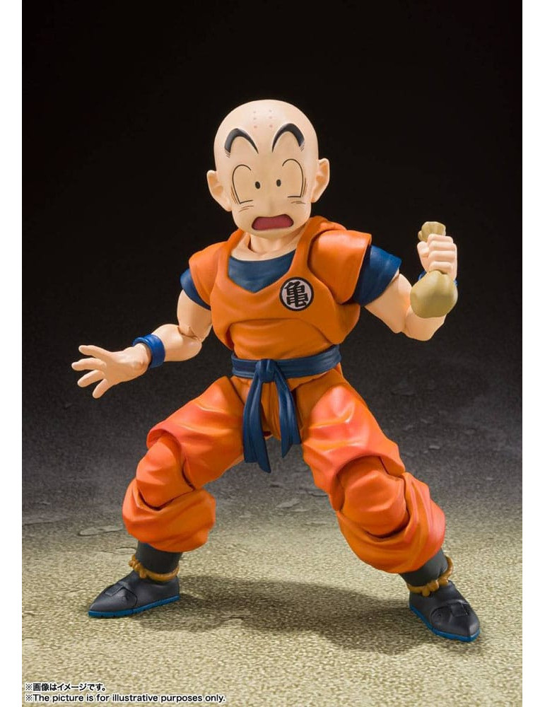 Bandai - Dragon Ball Z - figurine S.H. Figuarts Krillin-Earth's Strongest Man