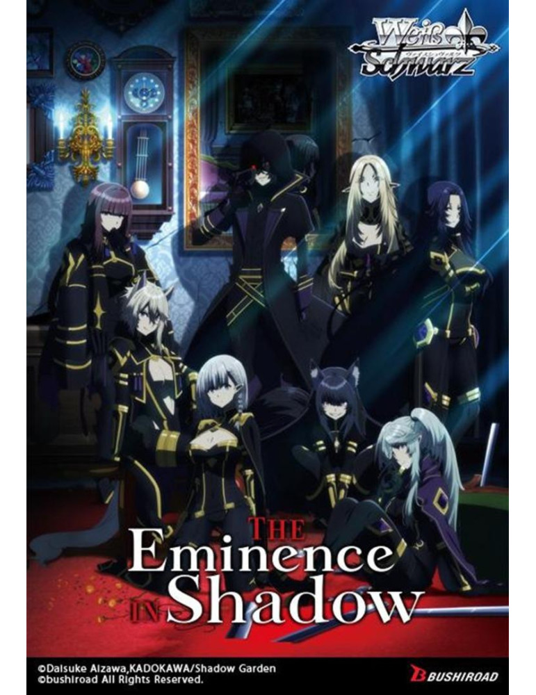 Weiss Schwarz Display of 12 Boosters The Eminence in Shadow (EN)