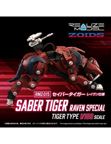 Takara Tomy - Zoids - figurine RMZ-015 Saber Tiger Raven Special