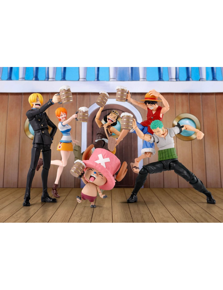 Bandai - One Piece - S.H. Figuarts Accessory Set The Straw Hat Crew Party Set