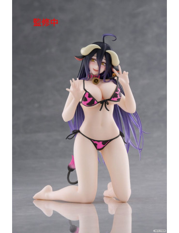 Taito - Overlord - Desktop Cute Figure Albedo Cow-Print Swimsuit Ver. Renewal